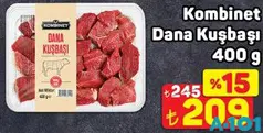 KOMBİNET DANA KUŞBAŞI 400 G KOMBİNET DANA KUŞBAŞI 400 G